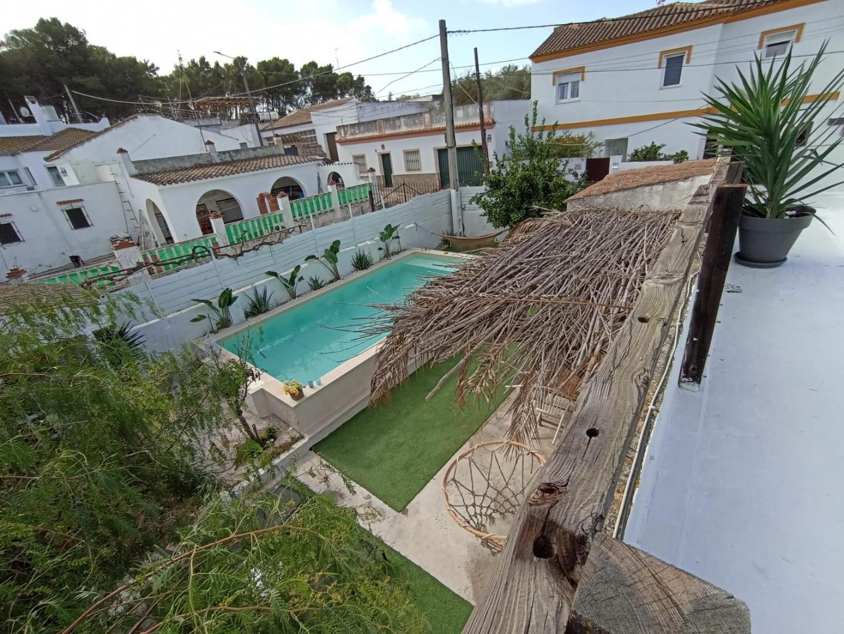 Casa, Piscina, Jacuzzi, Garaje, Barbacoa. Villa Chiclana de la Frontera Exterior foto